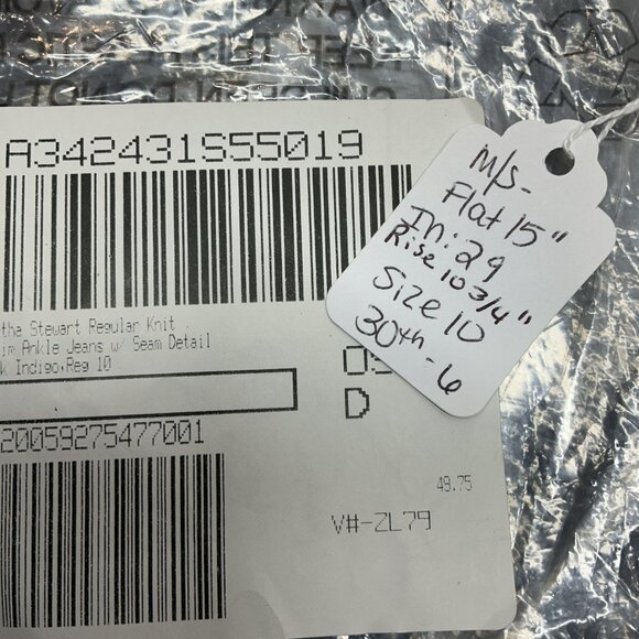 Sz. 10 Jeans Martha Stewart -Dark Indigo - Picture 9 of 9